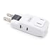 4 Outlet Wall Adapter, Sycon 2-Prong Swivel Ungrounded Indoor AC Mini Plug Wall Tap - White primary