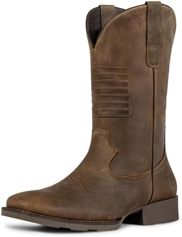 Amazon.com | Men Cowboy Western Boots Ostrich Print Genuine  display picture 1
