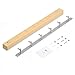 Amzdeal Coat Hook Wall Mounted 304 Stainless Steel Heavy Duty Coat Rack Door Hooks Bathroom Towel Hooks with 6 Hooks can Hold 30kg(66lb)