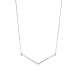 Minimal Chic Chevron Necklace (Silver-Plated-Base)