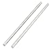 uxcell A15113000ux1223 2 Pcs 5mm x 150mm DIY RC Car Model Straight Metal Round Shaft Rod Bars (Pack of 2)