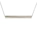 Bar Necklace Horizontal Bar Pendant - Silver Name Bar Pendant 2" in Length