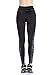 EAST HONG Women's Yoga Leggings Exercise Workout Pants Gym Tights (Small, Black Hit Color)