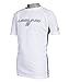 Laguna Big Boys' Dazed Loose Fit Surf Top, White, 14/16