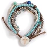 DEMDACO Turquoise Your Journey Women's One Size Zinc Alloy Fashion Prayer Bracelet