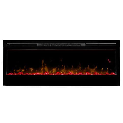 Dimplex Prism 50 inch Wall Mount Electric Fireplace with Driftwood Log Set Black, BLF5051