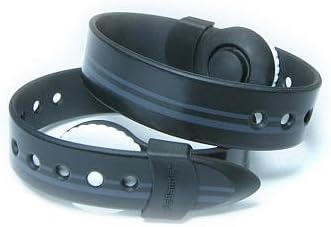 PSI Bands Accupressure Wristbands For Nausea Relief Racer Black 2PC
