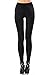 Khaya Women's Stirrup Black Python Full Length Leggings Tights