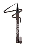 EVE PEARL Liquid Smudgeproof Eyeliner Brush Tip Eyes And Brows Makeup Rich Color All Day Lasting Liner (Brown Spice)