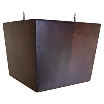 Design 59 inc 3.5" Inch Square Tapered, Pyramid, Wood Sofa ...