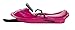 Lucky Bums Plastic Racer Sled, 40-Inch, Pink/Black