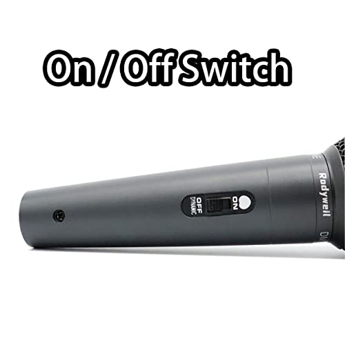 Rodyweil Dynamic Vocal Microphone for Beginner Home Studio Vocal Recording, Podcasting, with XLR