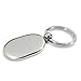 Lexus Two Tone Silver Oval Key Chain