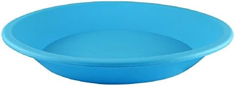 NoGoo Silicone Plate - Approx 8” Round - Assorted Colors (Blue)