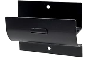 Tetra-Teknica GMH-01 4-in Steel Wall Mount Ladder and Wheelbarrow Hanger, Matte Black