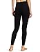 Duofold Women's Mid Weight Wicking Thermal Leggings, Black, Large