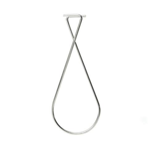 Direct Bazaar T-bar Squeeze Hangers,Figure 8 Suspended Ceiling Clips, Hooks for Free Hanging