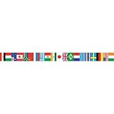 Edupress EP595 International Flags Spotlight Border, 3" x 39' Size, 3" Width, 3" Length, 3" Height
