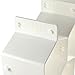 KLOUD City Household White Plastic Partition Bee Style Underwear Socks Bras Ties Belts Scarves Drawer Divider Cabinet Clapboard (White)