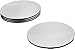 Pro Chef Kitchen Tools Round Drink Coasters - Protect Coffee Table From Beer Mugs And Wine Glasses - Room Decor Coaster Set For Coffee Cup Holder - Stainless Steel Home Bar Accessories Decoration