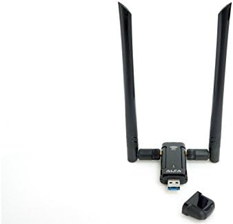 Alfa AWUS036AC Adattatore USB WiFi AC1200 Dual-band 2.4/5GHz Con 2 Antenne 5dBi Rimovibili, Velocità 867Mbps AC - 4