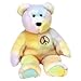 TY Beanie Buddy - PEACE the Ty-Dyed Bear (pastel version)