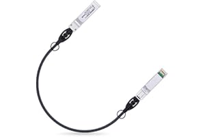 IPOLEX 10G SFP+ Twinax Cable, Direct Attach Copper(DAC) Passive Cable, 0.75m (2.46ft), for Cisco SFP-H10GB-CU0.75M, Meraki, Ubiquiti, Mikrotik, Intel, Fortinet, Netgear, D-Link, Supermicro, TP-Link