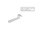 C Spanner Tool Adjustable Hook Wrench 32-76mm / 1-1/4-3-Inch Chrome Vanadium (Medium)