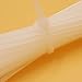Heavy Duty Nylon Zip Ties / Self-Locking Cable Ties. Packs of 100,6 Inch (15cm) Long,Black &White (White)