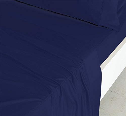 SHEEX Luxury Copper Sheet Set with 1 Pillowcase, Breathable PRO+Ionic Copper Fabric, Navy, Twin