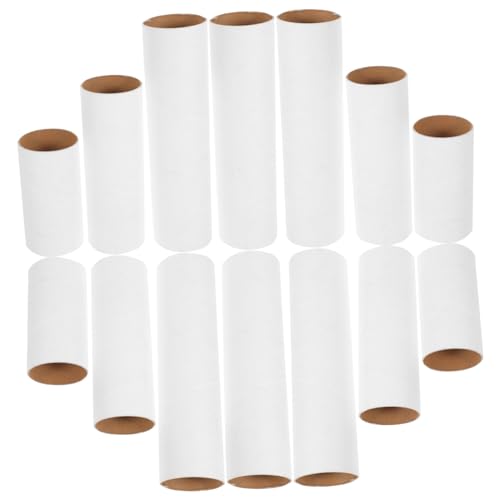 Veemoon 18pcs Paper Tubes Cardboard Craft DIY Craft Paper Roll for Decorative Wind Chime