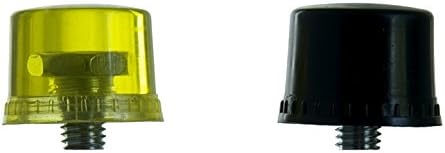 Mallet Head Replacements For Hammers – Durable &amp; Robust Spare Mallet Heads, Extend The Life Of Your Hammer, 1 x Soft Rubber Head &amp; 1 x High Density Plastic Head, Available In 3 Sizes