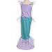 Dressy Daisy Girls' Princess Mermaid Fairy Tales Costume Cosplay Fancy Dress Party Outfit Size 6 Purple