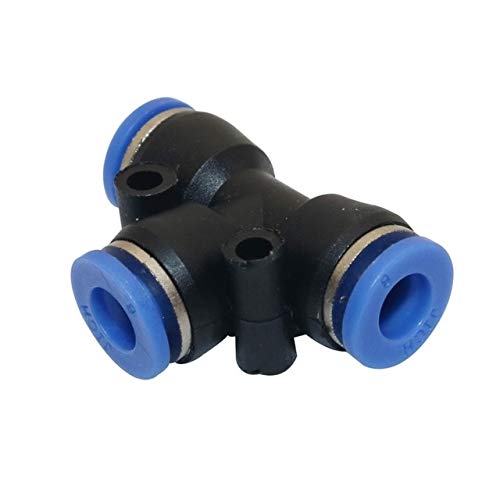 5 Pieces 6mm Garden Three Way Slip Lock Quick Connectors Plastic Butt Joints Mist Cooling Reptile Fogger Accessories Pneumatic Tool