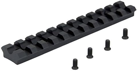 TacFire Ruger 1022 10 22 10/22 10-22 Low Profile See-Through Weaver Picatinny Red Dot Scope Reflex Sight Mount Aluminum T6 6061 , 4.65 Long with 11 Slots by TacFire