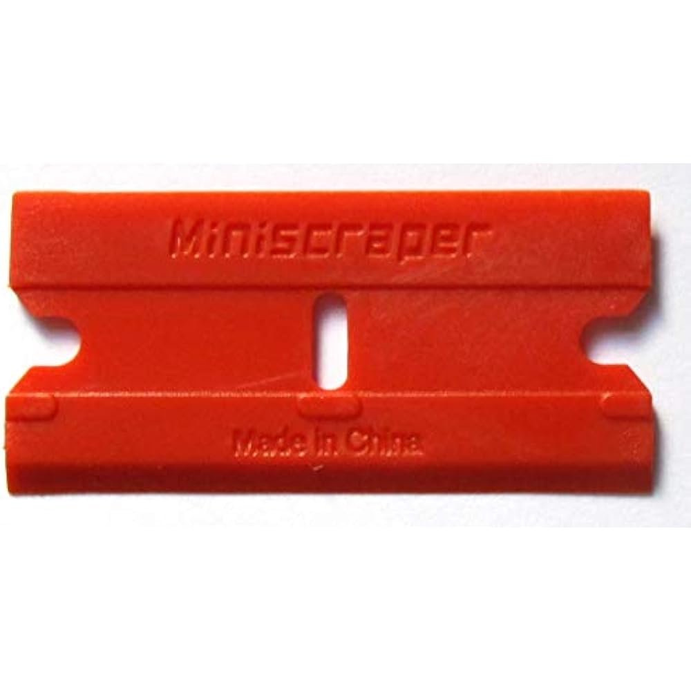 Plastic Razor Scraper Blades Double Edged (1 Pack) Scraperite