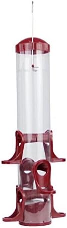 Plastic Garden Squirrel Proof Wild Bird Feeder Hanging Seed Tube Outdoor