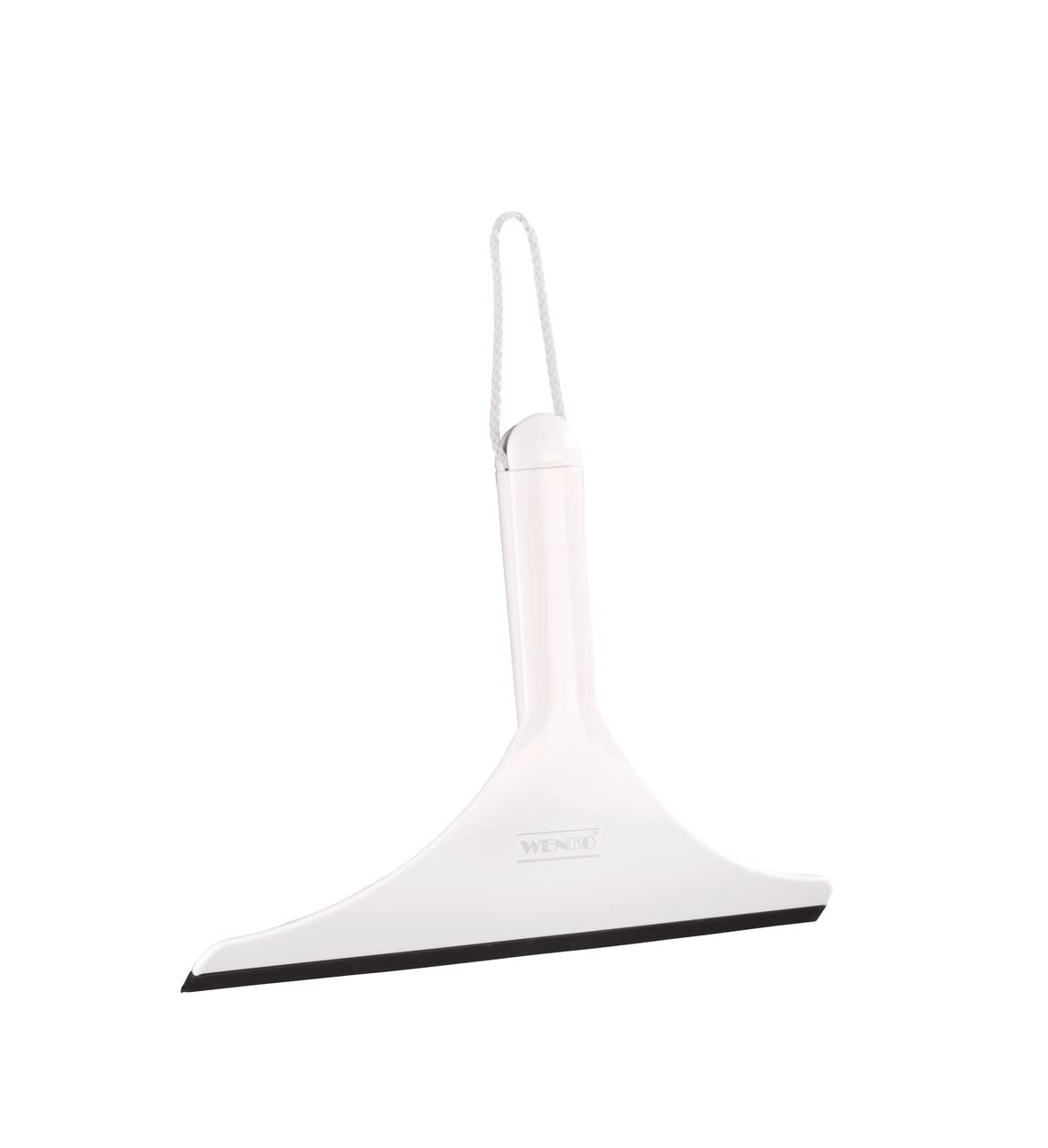 WENKO "Filo Bathroom Squeegee, White/Black