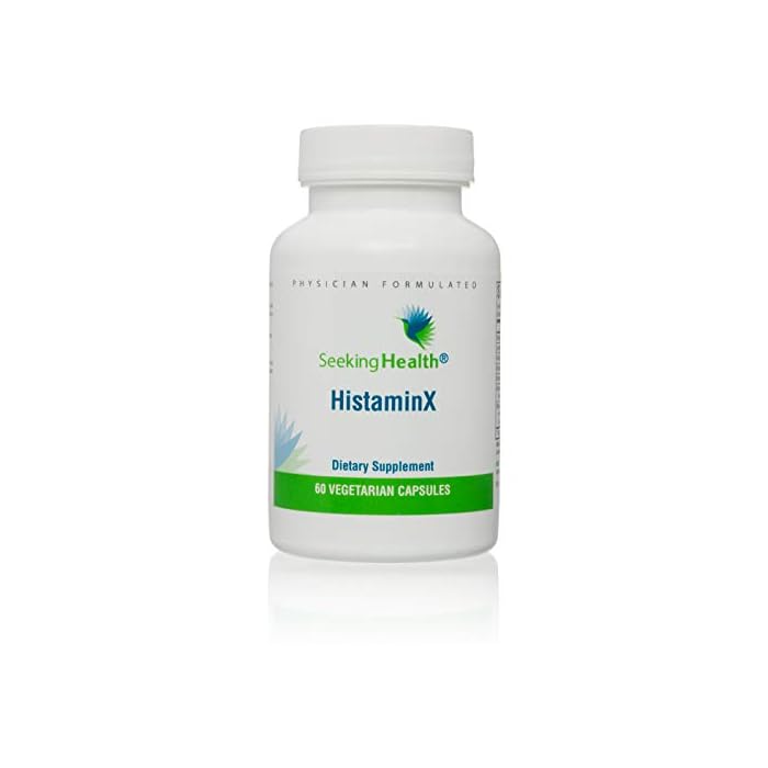 Seeking Health HistaminX, Histamine Support with Bioflavonoids, Natural Nettle, Quercetin, Rutin, Bromelain, for Immune…