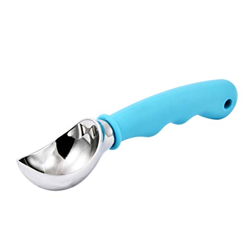 Professional Ice Cream Scoop Slip Rubber Grip Ergonomic Handle Easy Release ice cream Cookie Dough & Pies