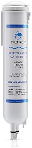Whirlpool 4396841 4396710,Kenmore 46-9030,PUR Filter 3 Upsante Refrigerator Water Filter (White,1 Pack)