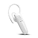 Bluetooth Headset, IAVCC Wireless Earphones Hands-Free Earpiece with Mic Noise Cancelling Secure for Driving, Sports for iPhone Samsung and Other Bluetooth Devices (White)