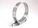 5x Premium 304 Stainless Steel T-Bolt Turbo Silicone Hose Clamp 3 Inches 72-80mm