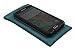 MyEyeglassCase Soft Sunglasses Case Squeeze Top | XL glasses case with Cleaning Cloth | Passport Holder Pouch | Earbud and Phone Charger Storage (CT8 Turquoise)