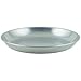 Winco ASFT-12, 75-Ounce Brushed Aluminum Round Serving Seafood Platter Tray