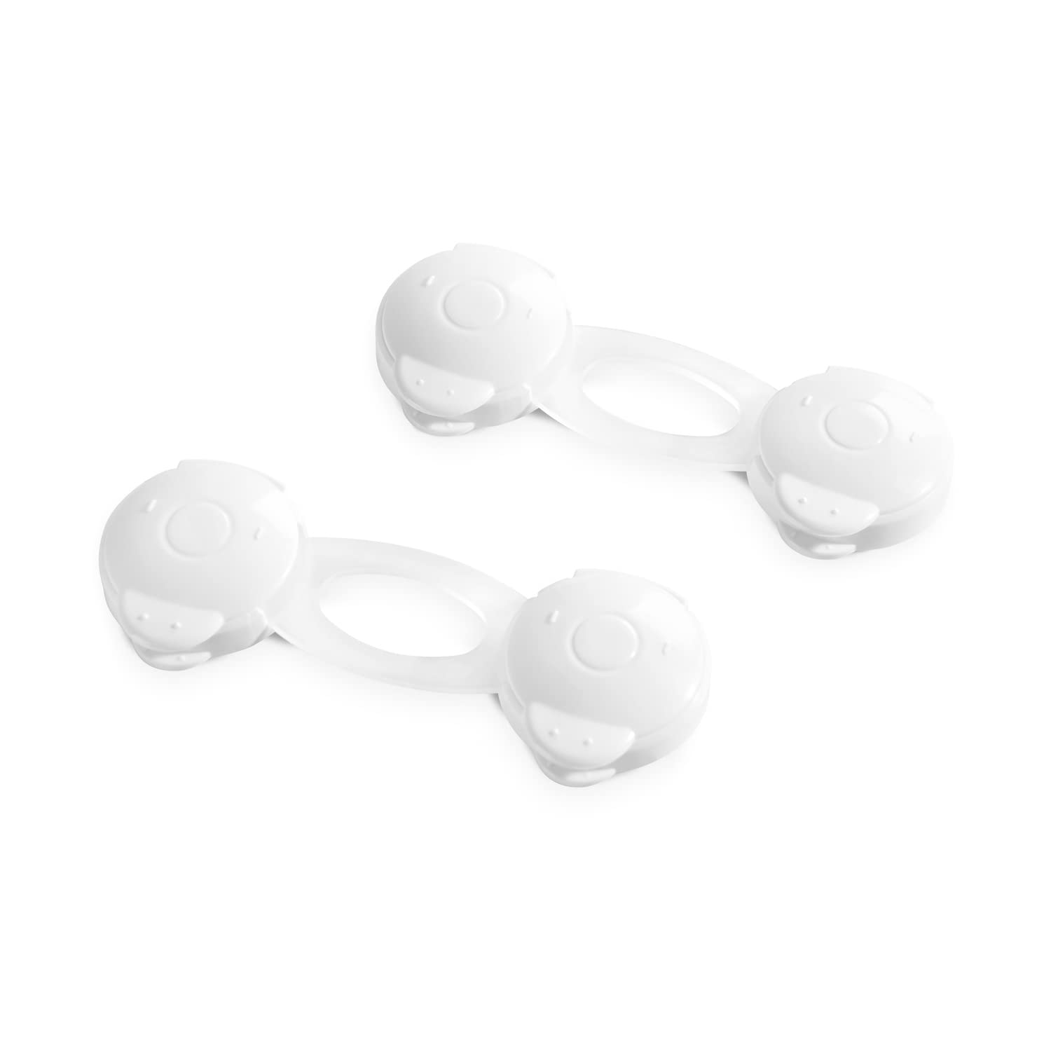 Hauck Close Me 3 Child Baby Safety Cupboard Strap Lock Universal Door Latch 10 cm Long, Pack of 2