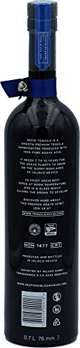 INICIO Tequila Blanco - Lechuza 40% Vol. (1x 700ml) | 100% Agave Azul | Spirituose aus Mexiko mit der “Lechuza“ Eule – Bild 3