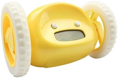 Umiin Runaway Alarm Clock on Wheels for Kids,Children,Student,Heavy Sleepers(Yellow)