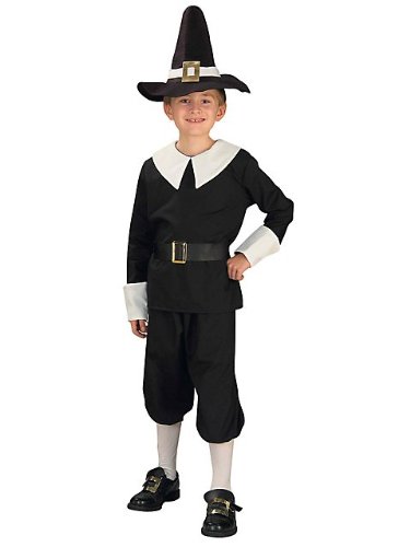 Pilgrim Boy Costume, Child's Medium