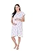 Gownies - Labor & Delivery Maternity Hospital Gown by Baby Be Mine Maternity, Hospital Bag Must Have, Best Baby Shower Gift (S/M pre pregnancy 0-10, Phoebe)